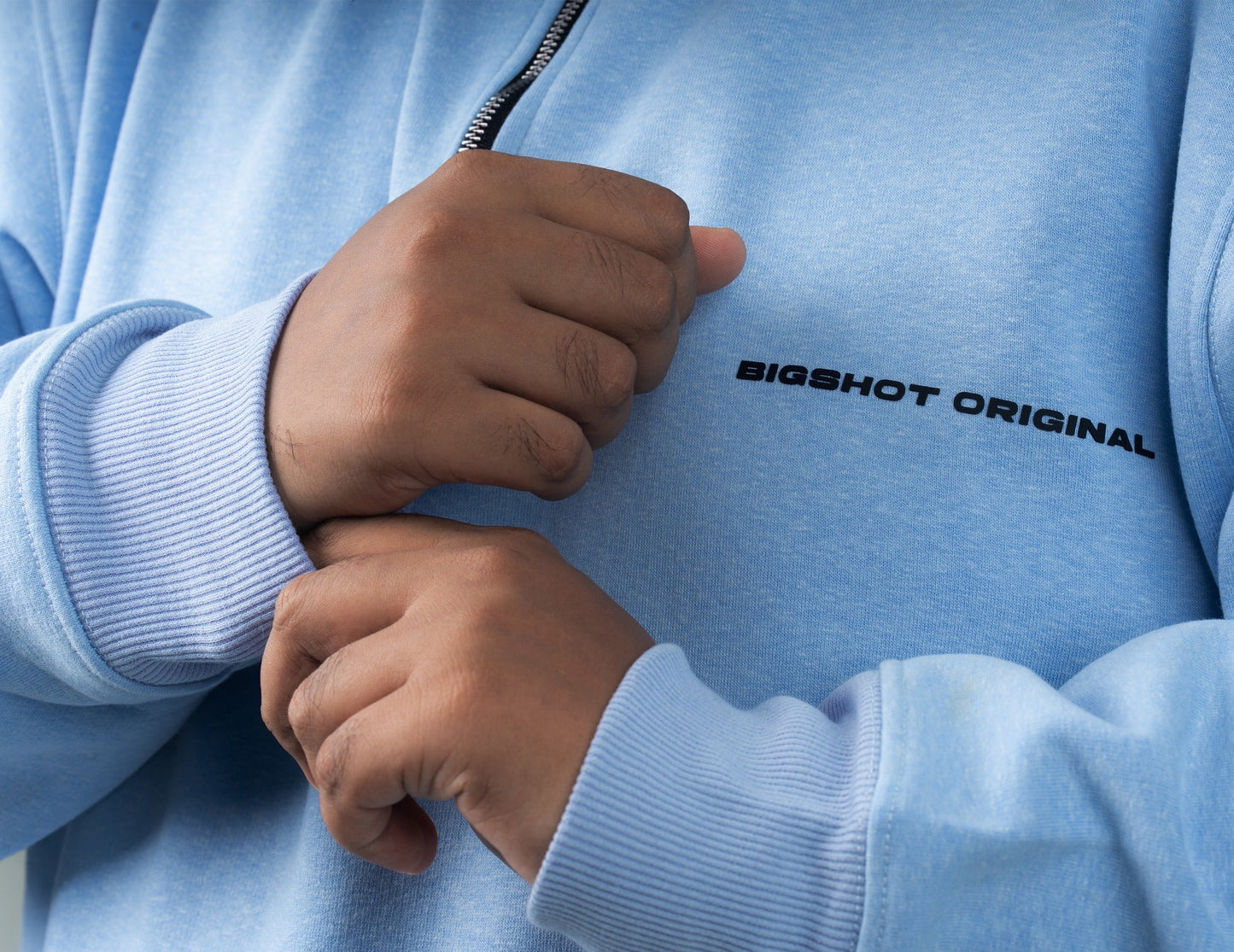 Half Zipper Jacket (D2) - Sky