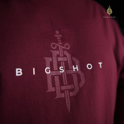 Drop Shoulder Maroon (D-4)