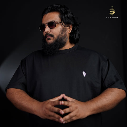 Drop Shoulder Black (D-2)