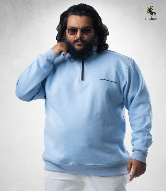 Half Zipper Jacket (D2) - Sky