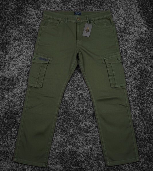 Big Size Cargo Pants - Deep Olive